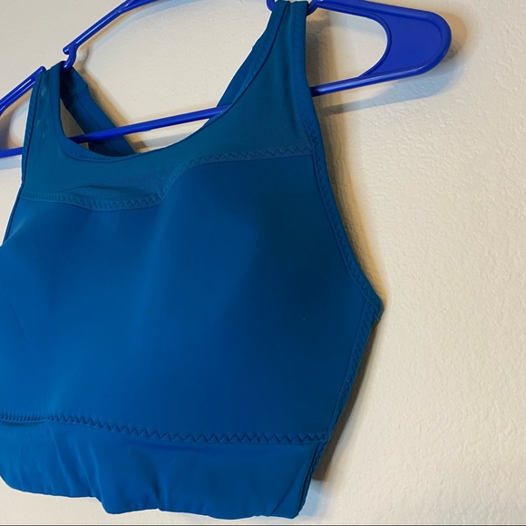NO OFFERS ATHLETA teal Gigi High Impact sports bra XS - Picture 4 of 14